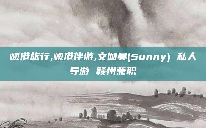 咸宁岘港旅行,岘港伴游,文伽昊(Sunny) 私人导游 赣州兼职
